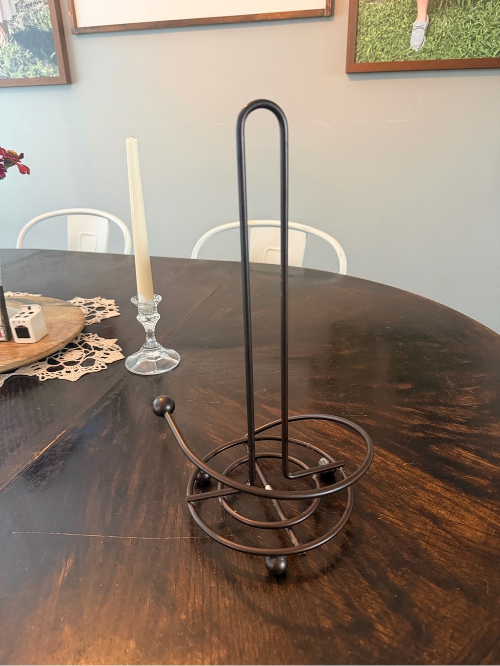 Metal Paper Towel Holder